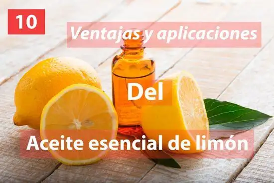 aceite esencial de limón aroma